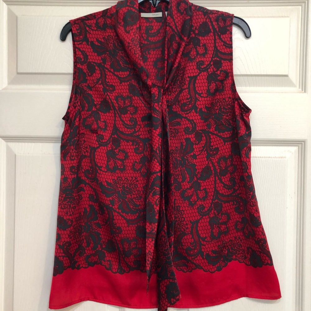Halogen Tie Front Blouse